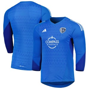 Sporting Kansas City adidas 2023 Goalkeeper Long Sleeve Replica Jersey - Blue