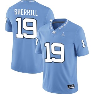 Grady Sherrill North Carolina Tar Heels Jordan Brand NIL Replica Football Jersey - Carolina Blue