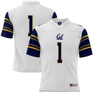 #1 Cal Bears ProSphere Youth Football Jersey - White