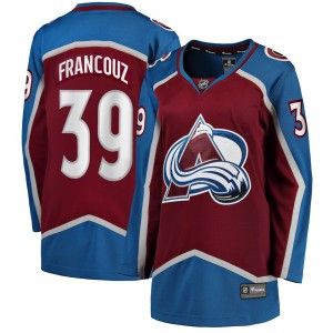 Pavel Francouz Colorado Avalanche Fanatics Branded Women's Home Breakaway Player Jersey - Burgundy