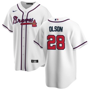 Matt Olson Atlanta Braves Nike Home Replica Jersey - White