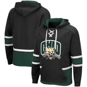 Ohio Bobcats Colosseum Lace Up 3.0 Pullover Hoodie - Black