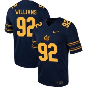 Myles Williams  Cal Bears Nike NIL Football Game Jersey - Navy