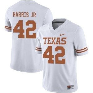 D.J. Harris Jr Texas Longhorns Nike NIL Replica Football Jersey - White