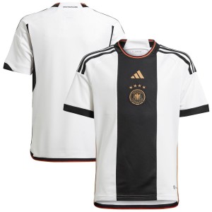 Germany National Team adidas Youth 2022/23 Home Replica Jersey - White