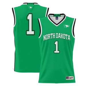 #1 North Dakota ProSphere Basketball Jersey - Kelly Green