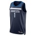 Anthony Edwards Minnesota Timberwolves Nike Unisex Swingman Jersey - Association Edition - Navy