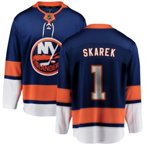 Jakub Skarek New York Islanders Fanatics Branded Home Breakaway Jersey - Blue