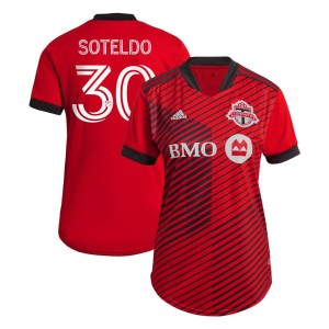 Yeferson Soteldo Toronto FC adidas Women's 2021 A41 Replica Player Jersey - Red