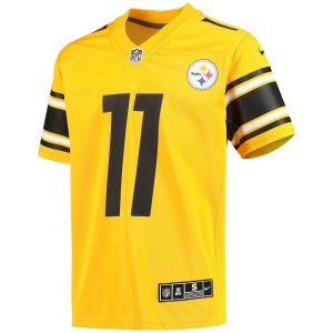 Boys' Grade School Chase Claypool Nike Steelers Inverted Team Game Jersey - Gold