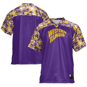 Western Illinois Leathernecks Football Jersey - Purple