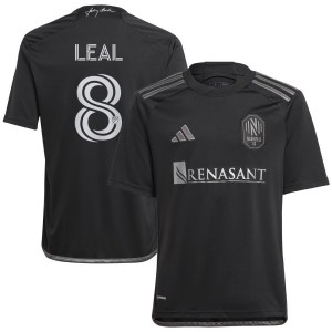 Randall Leal Nashville SC adidas Youth 2023 Man In Black Kit Replica Jersey - Black