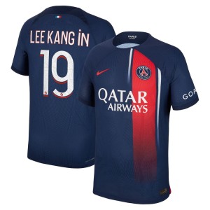 Lee Kang In Paris Saint-Germain Nike 2023/24 Home Authentic Player Jersey - Navy