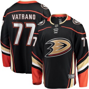 Men's Fanatics Branded Frank Vatrano Black Anaheim Ducks Home Breakaway Player Jersey