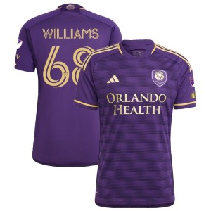 Thomas Williams Orlando City SC adidas 2023 The Wall Kit Authentic Jersey - Purple