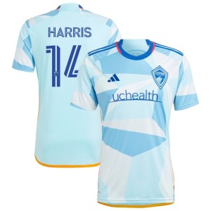 Calvin Harris Colorado Rapids adidas 2023 New Day Kit Replica Jersey - Light Blue