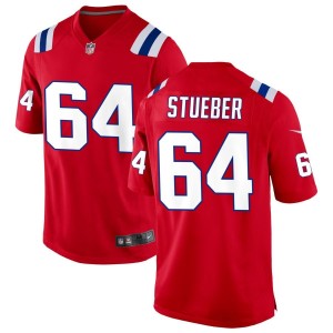 Andrew Stueber New England Patriots Nike Alternate Jersey - Red
