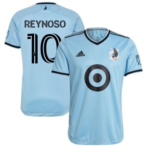 Emanuel Reynoso Minnesota United FC adidas 2021 The River Kit Authentic Jersey - Light Blue