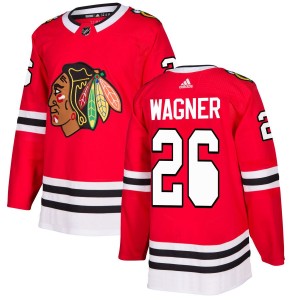 Austin Wagner Chicago Blackhawks adidas Authentic Jersey - Red