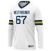 #67 West Virginia Mountaineers ProSphere Youth Women's Volleyball Jersey - White