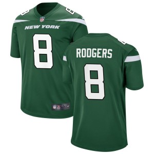 Aaron Rodgers New York Jets Nike Youth Game Jersey - Gotham Green