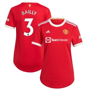 Eric Bailly Manchester United adidas Women's 2021/22 Home Replica Player Jersey - Red