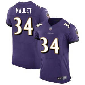 Arthur Maulet Baltimore Ravens Nike Speed Machine Elite Jersey - Purple