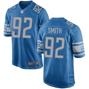 Chris Smith Detroit Lions Nike Game Jersey - Blue
