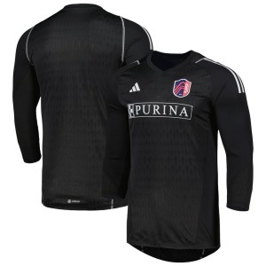 St. Louis City SC adidas 2023 Goalkeeper Long Sleeve Replica Jersey - Black