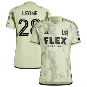 Tony Leone LAFC adidas 2023 Smokescreen Authentic Jersey - Green