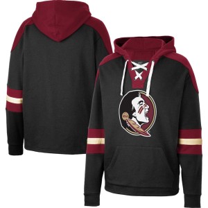 Florida State Seminoles Colosseum Lace-Up 4.0 Pullover Hoodie - Black