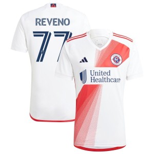 Benjamin Reveno New England Revolution adidas 2023 Defiance Replica Jersey - White
