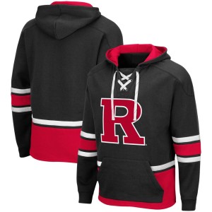 Rutgers Scarlet Knights Colosseum Lace Up 3.0 Pullover Hoodie - Black