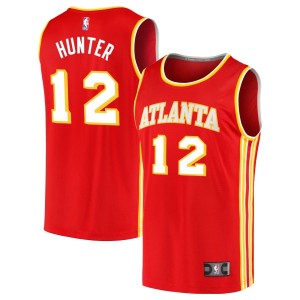 De'Andre Hunter Atlanta Hawks Fanatics Branded 2020 Fast Break Replica Jersey - Icon Edition - Red