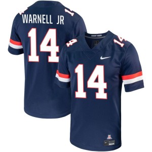 DJ Warnell Jr Arizona Wildcats Nike NIL Replica Football Jersey - Navy