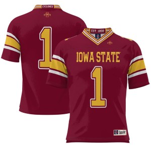 #1 Iowa State Cyclones ProSphere Youth Endzone Football Jersey - Cardinal