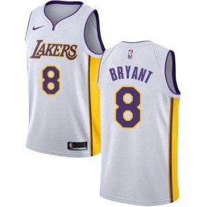 Men's Los Angeles Lakers Kobe Bryant Association Jersey - White