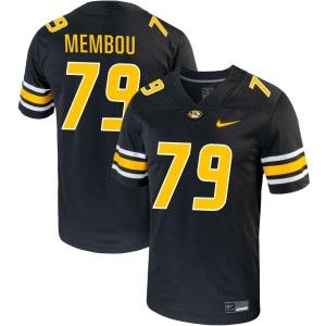 Armand Membou Missouri Tigers Nike NIL Replica Football Jersey - Black
