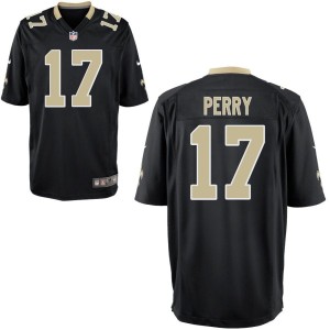 A.T. Perry New Orleans Saints Nike Youth Game Jersey - Black