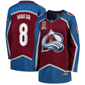 Cale Makar Colorado Avalanche Women's Home 2022 Stanley Cup Champions Breakaway Player Jersey - Burgundy