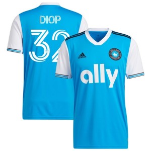 Hamady Diop Charlotte FC adidas 2022 Primary Replica Jersey - Blue