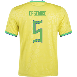 Brazil Casemiro Home Jersey 2022 World Cup Kit