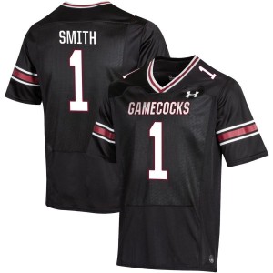 DQ Smith South Carolina Gamecocks Under Armour NIL Replica Football Jersey - Black