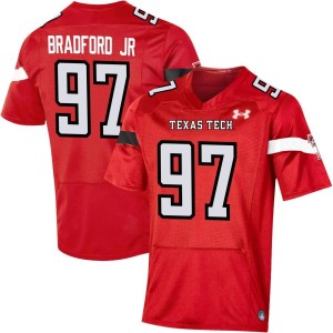 Tony Bradford Jr Texas Tech Red Raiders Under Armour NIL Replica Football Jersey - Red