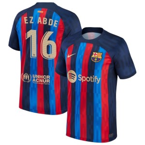 Ez Abde Ez Abde Barcelona Nike 2022/23 Home Replica Jersey - Blue