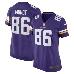 Johnny Mundt Minnesota Vikings Nike Women's Game Player Jersey - Purple