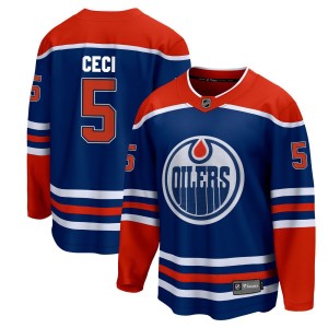 Cody Ceci Edmonton Oilers Fanatics Branded Home Breakaway Jersey - Royal