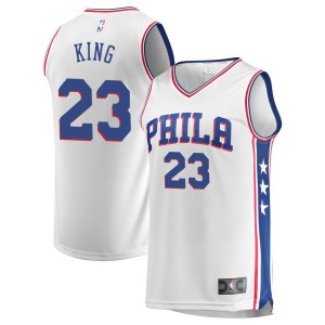 Louis King Philadelphia 76ers Fanatics Branded Youth Fast Break Replica Jersey White - Association Edition