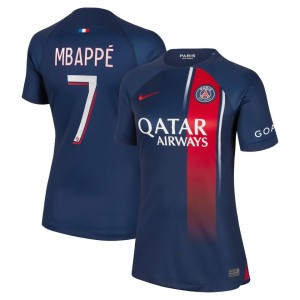 Kylian Mbappe Paris Saint-Germain Nike Women's 2023/24 Home Replica Player Jersey - Navy