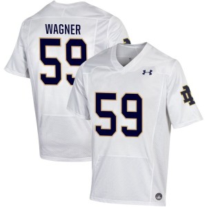 Aamil Wagner Notre Dame Fighting Irish Under Armour NIL Replica Football Jersey - White